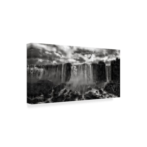 Yvette Depaepe 'Niagaras Cave Of The Winds' Canvas Art,24x47